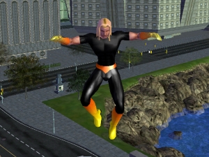 Captain Char: the proto-Firebomb, not flying all that well!