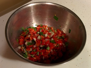 The end result of your mixing up a delicious batch of Pico.